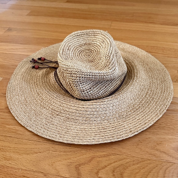 Wallaroo Hat Company Napa Raffia Straw Hat Wide Brim - Picture 13 of 15